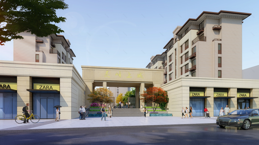 灵峰上城现代简约园林景观设计案例丨中国贺州-23