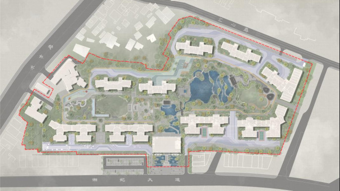 壹品江山中式园林景观设计案例丨中国永州-2