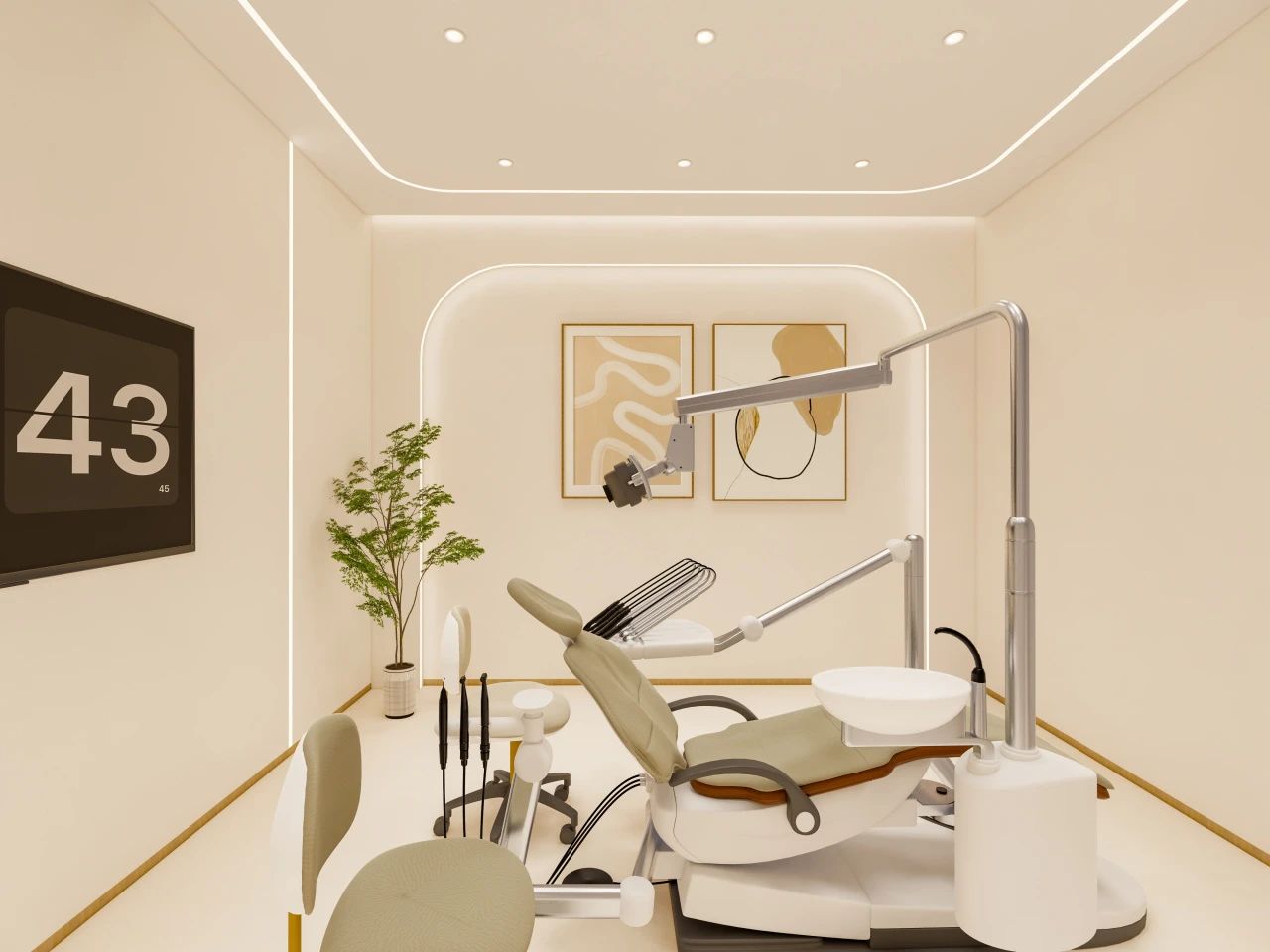 口腔设计·舒立口腔【98 平】奶油风-19