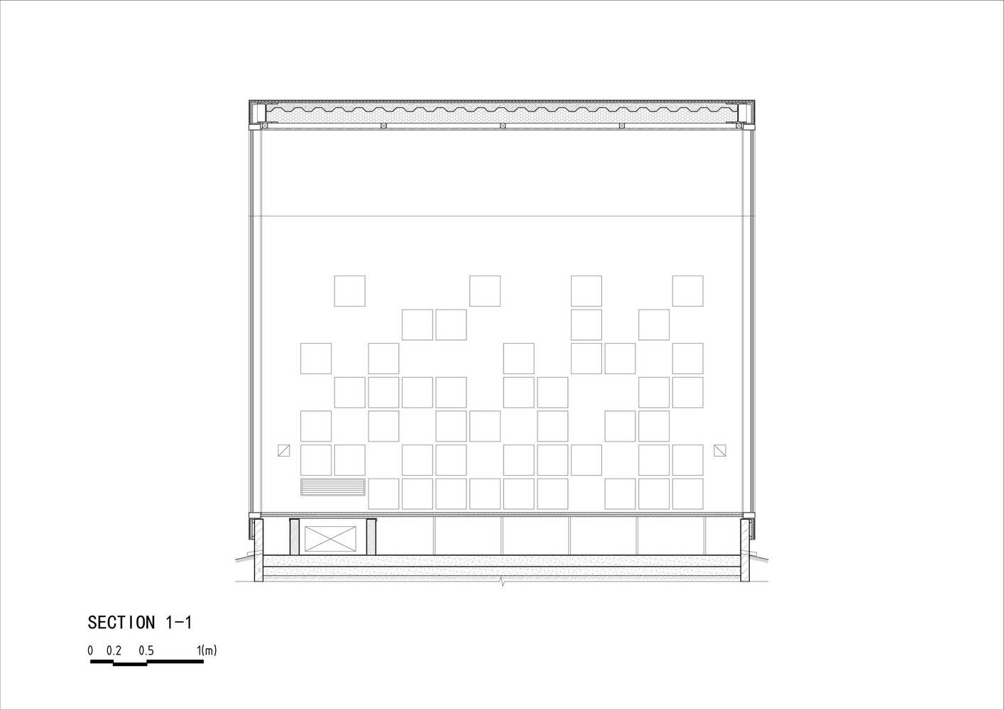 浙江80㎡ 校园草地图书馆建筑设计-14