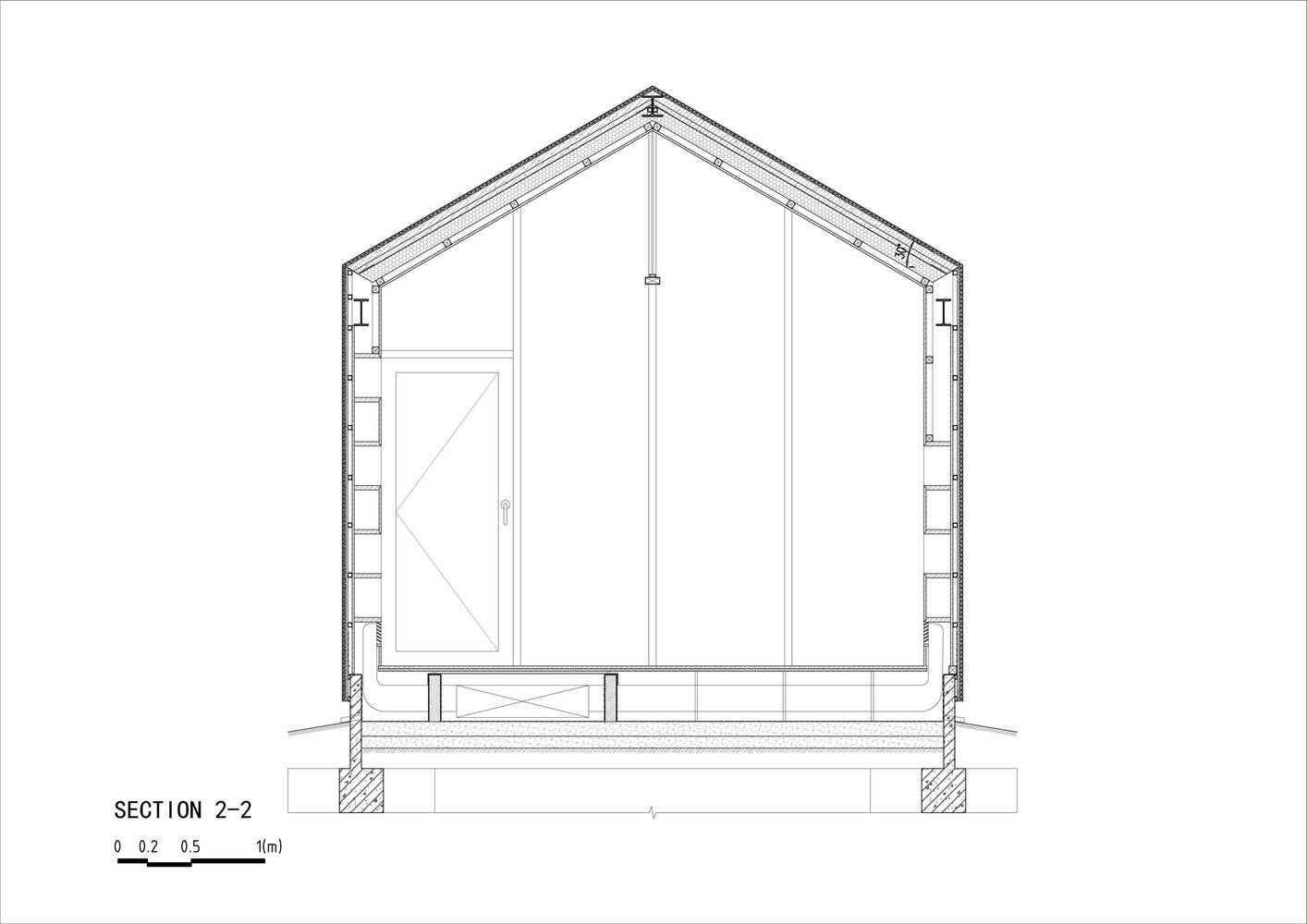 浙江80㎡ 校园草地图书馆建筑设计-15