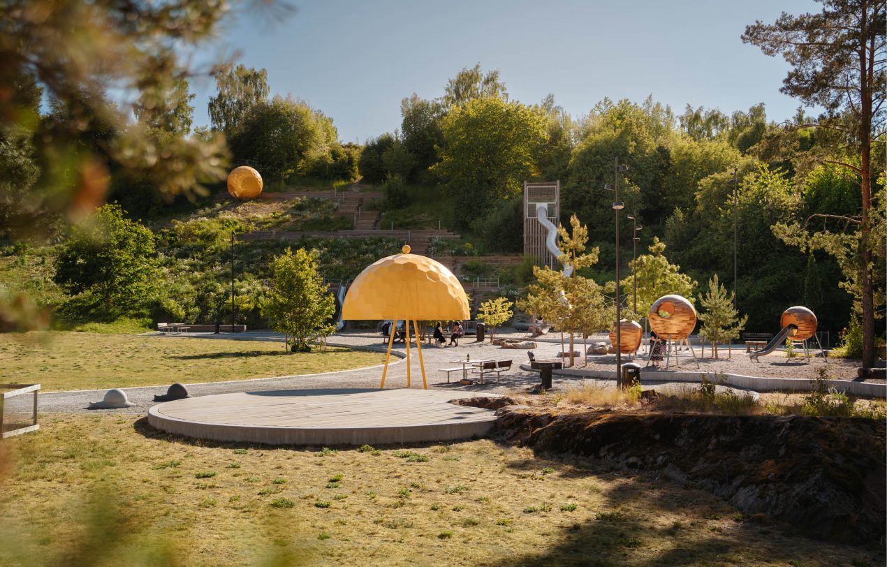 瓦尔贝格山顶公园丨瑞典斯德哥尔摩丨兰德公司-9