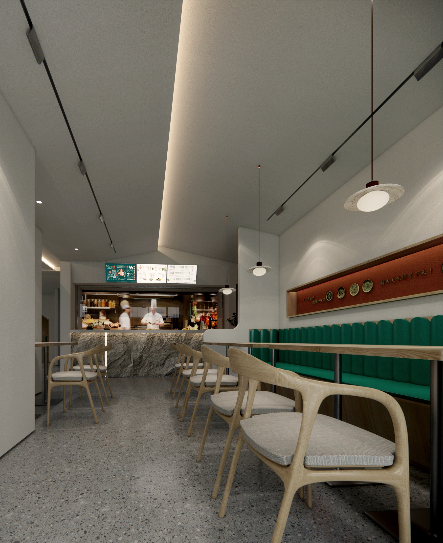 岱宗主水饺店丨中国泰安丨山东燊鸿空间设计有限公司-8