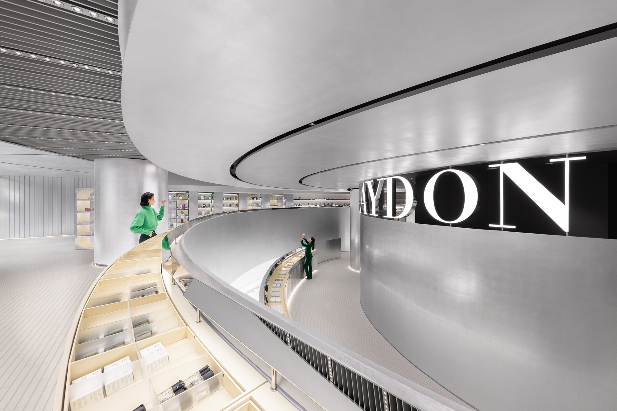 黑洞HAYDON化妆品店丨中国杭州丨万社设计Various Associates-15