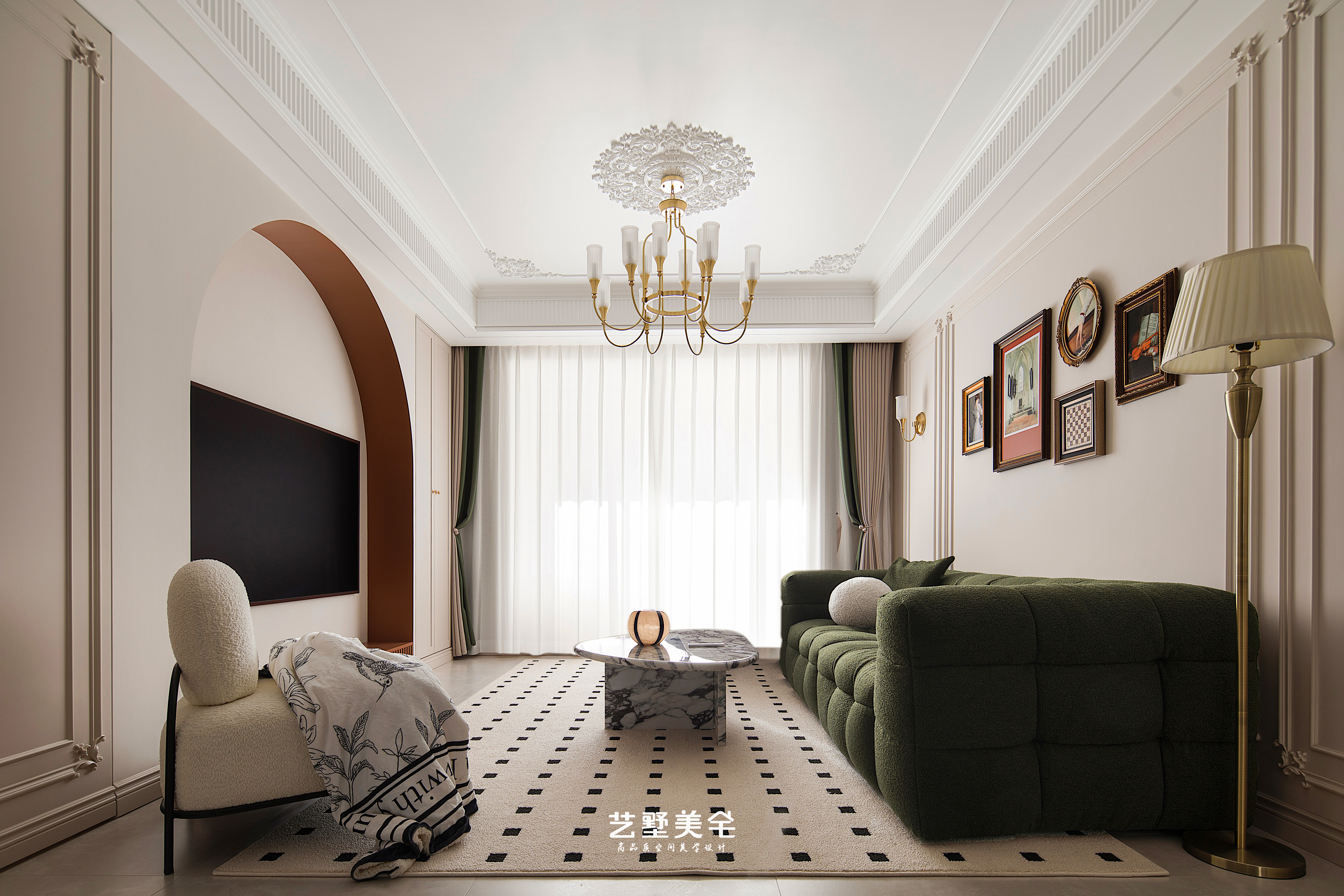 禧悦学府法式复古设计丨中国北京丨艺墅美宅设计-28