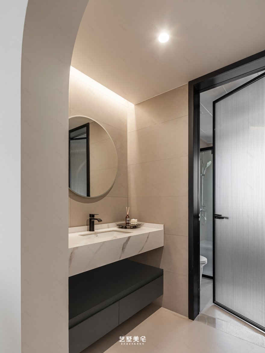 铜冠花园现代法式平层住宅设计丨中国合肥丨艺墅美宅设计-22