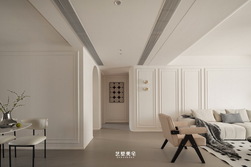 铜冠花园现代法式平层住宅设计丨中国合肥丨艺墅美宅设计-43