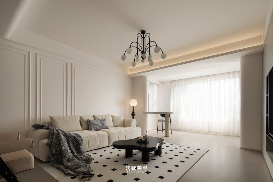 铜冠花园现代法式平层住宅设计丨中国合肥丨艺墅美宅设计-42