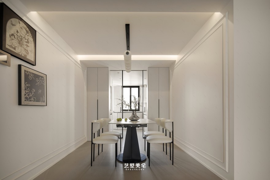 铜冠花园现代法式平层住宅设计丨中国合肥丨艺墅美宅设计-39