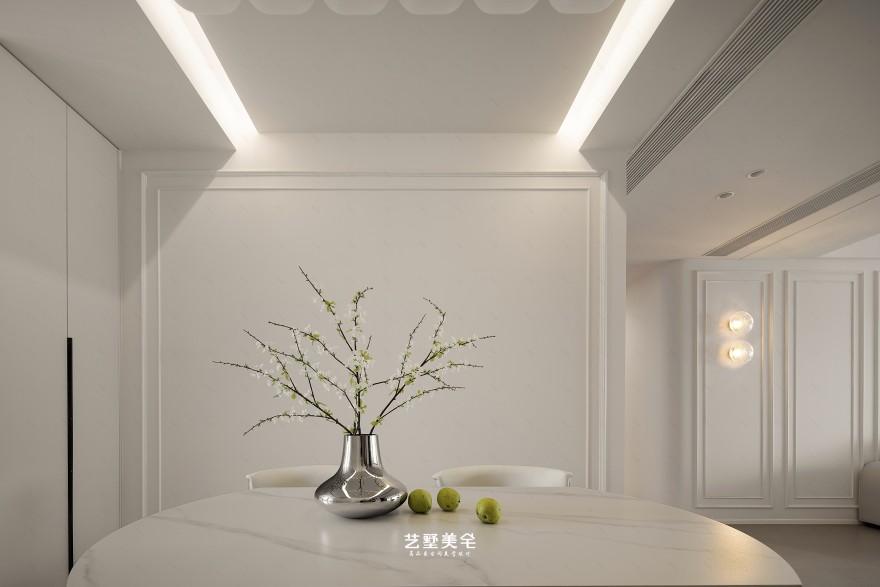 铜冠花园现代法式平层住宅设计丨中国合肥丨艺墅美宅设计-23