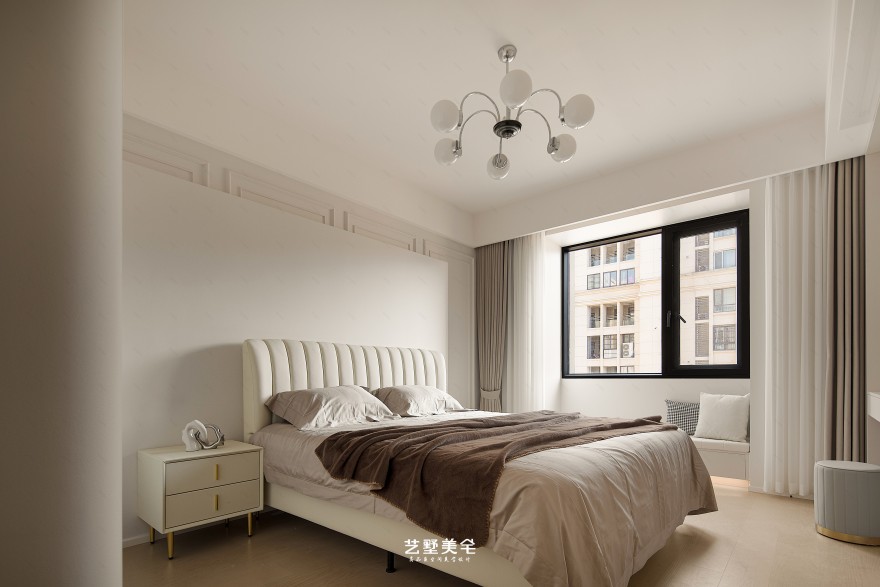 铜冠花园现代法式平层住宅设计丨中国合肥丨艺墅美宅设计-46