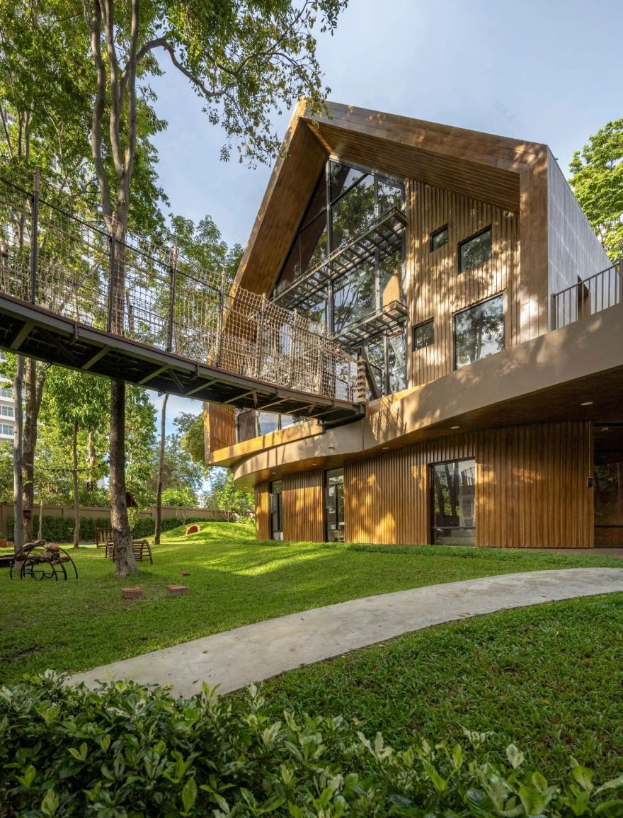 幼儿园:树屋的概念设计,营造出最有趣的氛围丨泰国-2