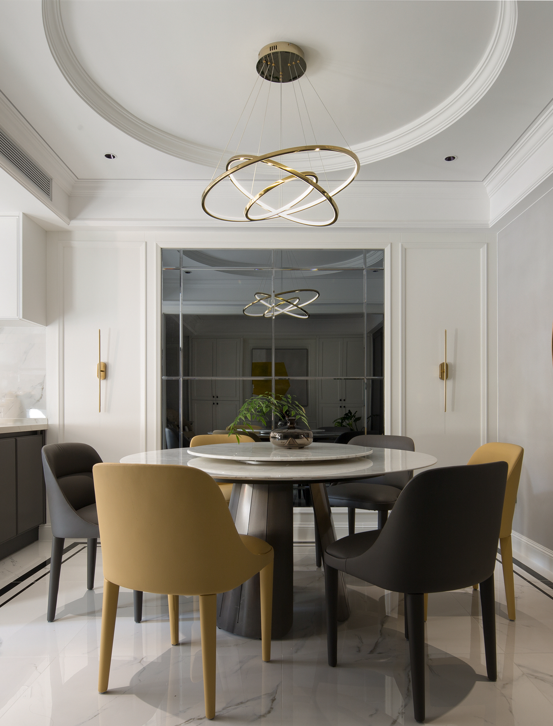 融信大卫城轻奢法式宅邸丨中国福州丨合物空间设计-11