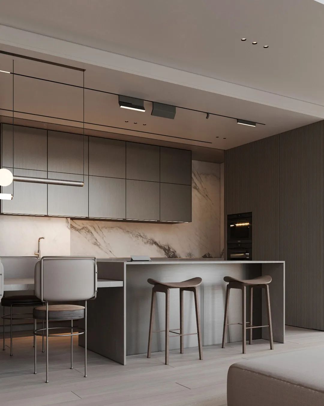 上海顶层复式低调奢华设计丨中国上海-6