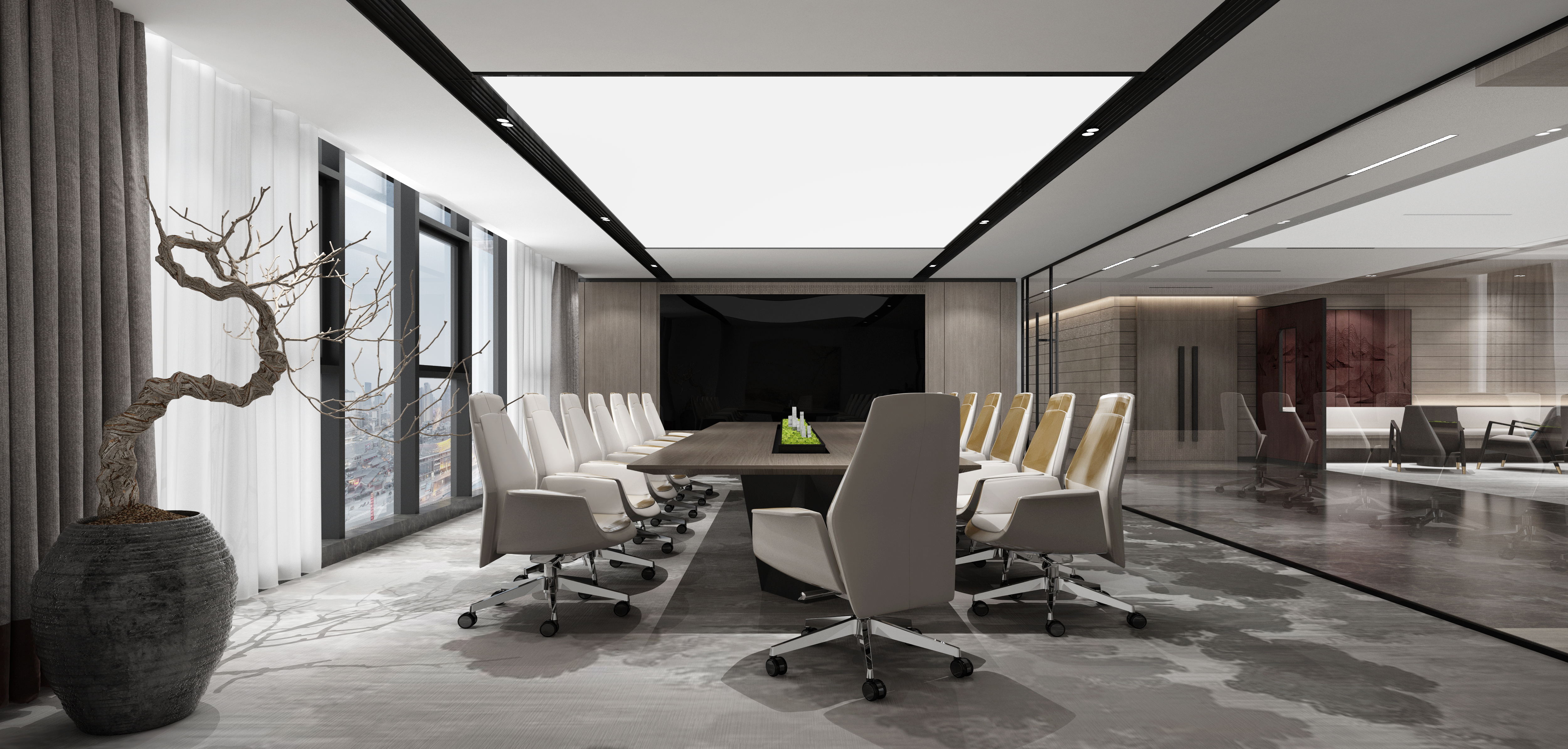 山东临沂鲁商中心超高层办公样板间丨中国临沂丨山东省鲁商建筑设计有限公司-52