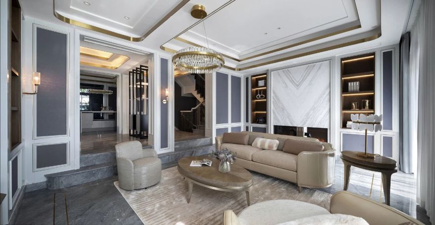 浙江杭州轻奢美式别墅设计丨中国杭州丨赵艺哲设计工作室-10