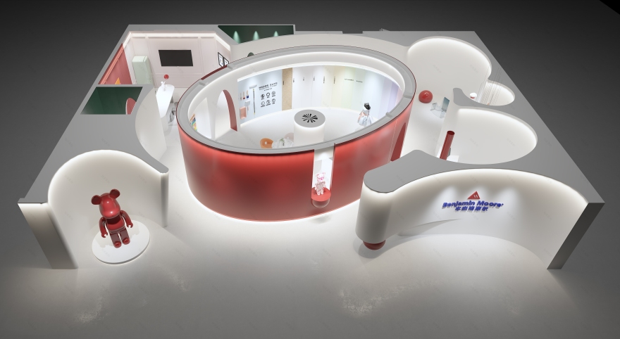 本杰明·摩尔色彩艺术体验中心丨上海众合铂纳空间设计-31