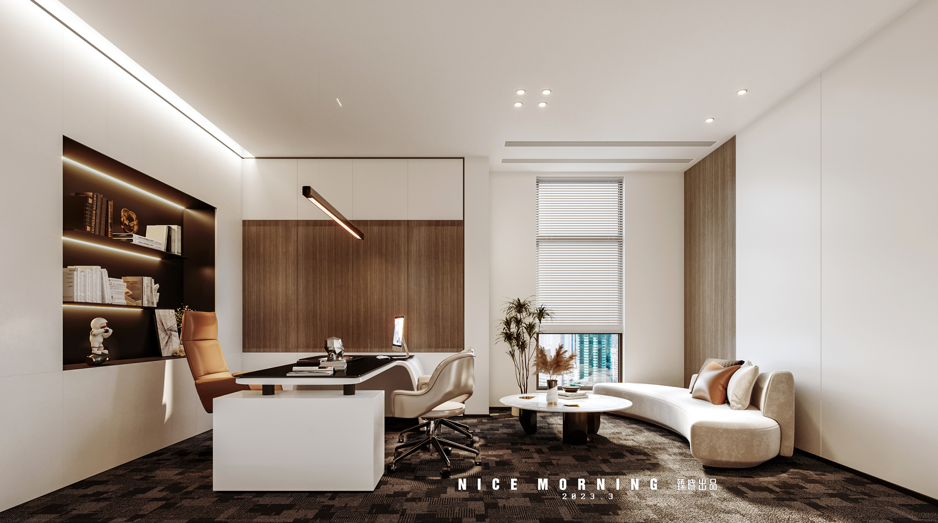 医药高新区世界地图冲孔铝板办公室设计丨中国泰州丨医药高新区臻晓空间美学设计所-20