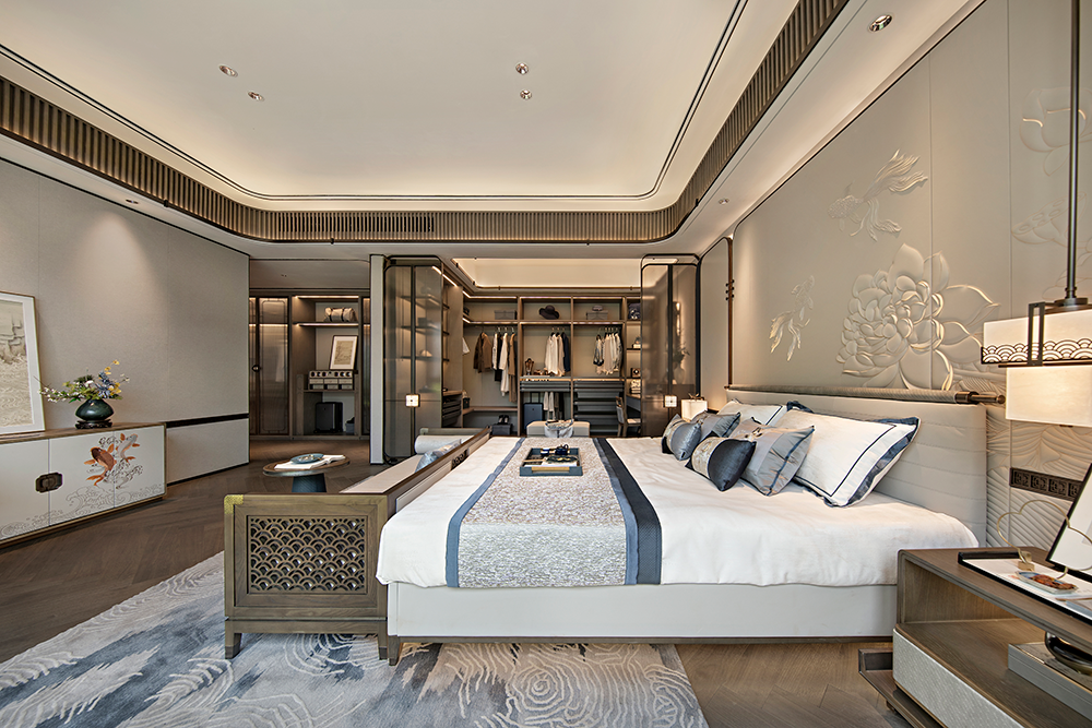 锦鲤游扬逐浪中 新中式大平层丨吴文粒,陆伟英-13