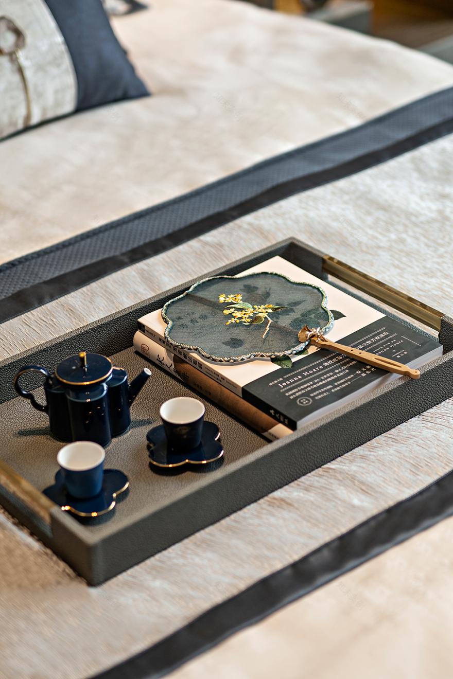 锦鲤游扬逐浪中 新中式大平层丨吴文粒,陆伟英-21