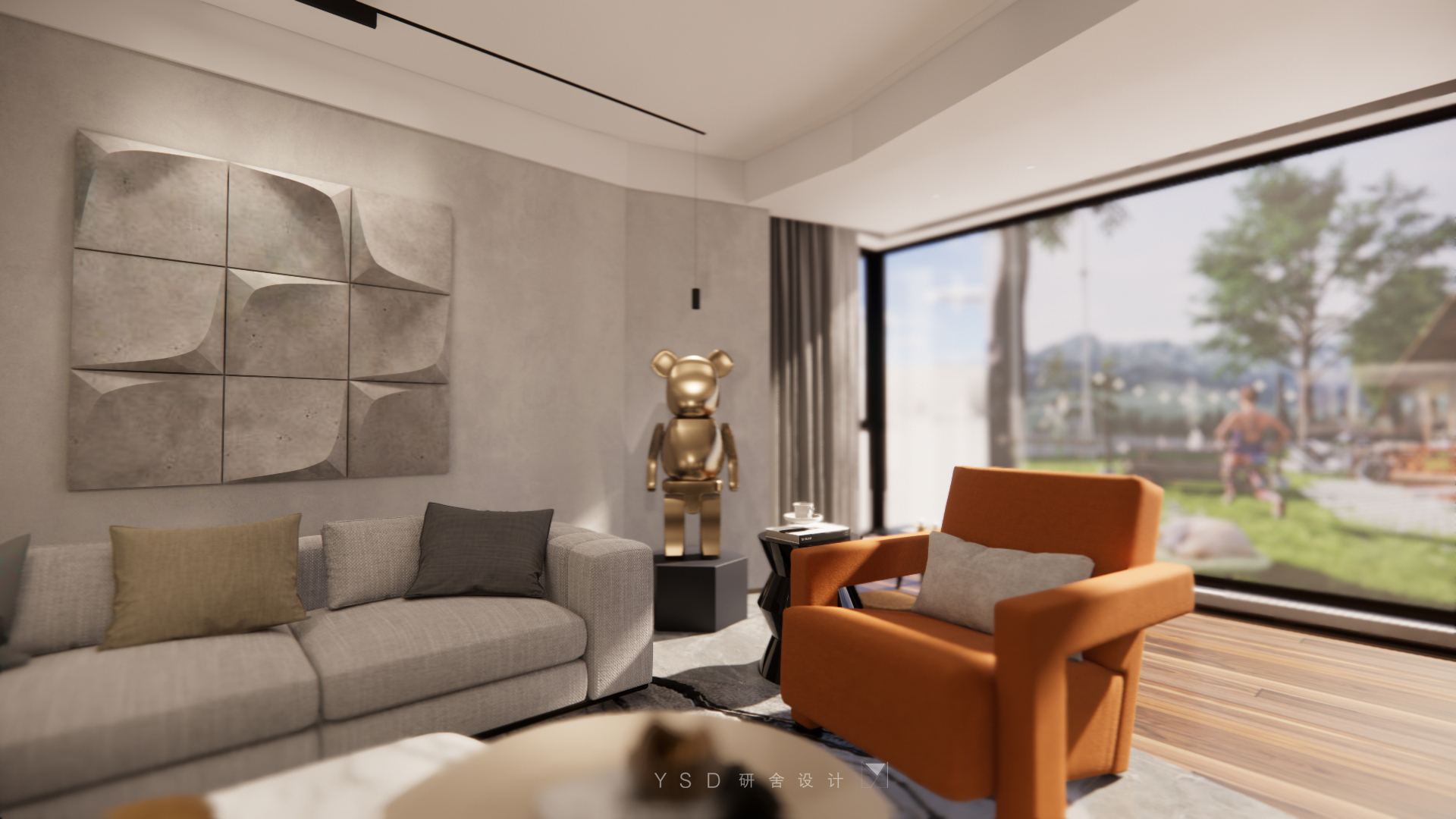 江流晓风南京锦绣华府现代雅奢住宅设计丨中国南京丨研舍设计-8