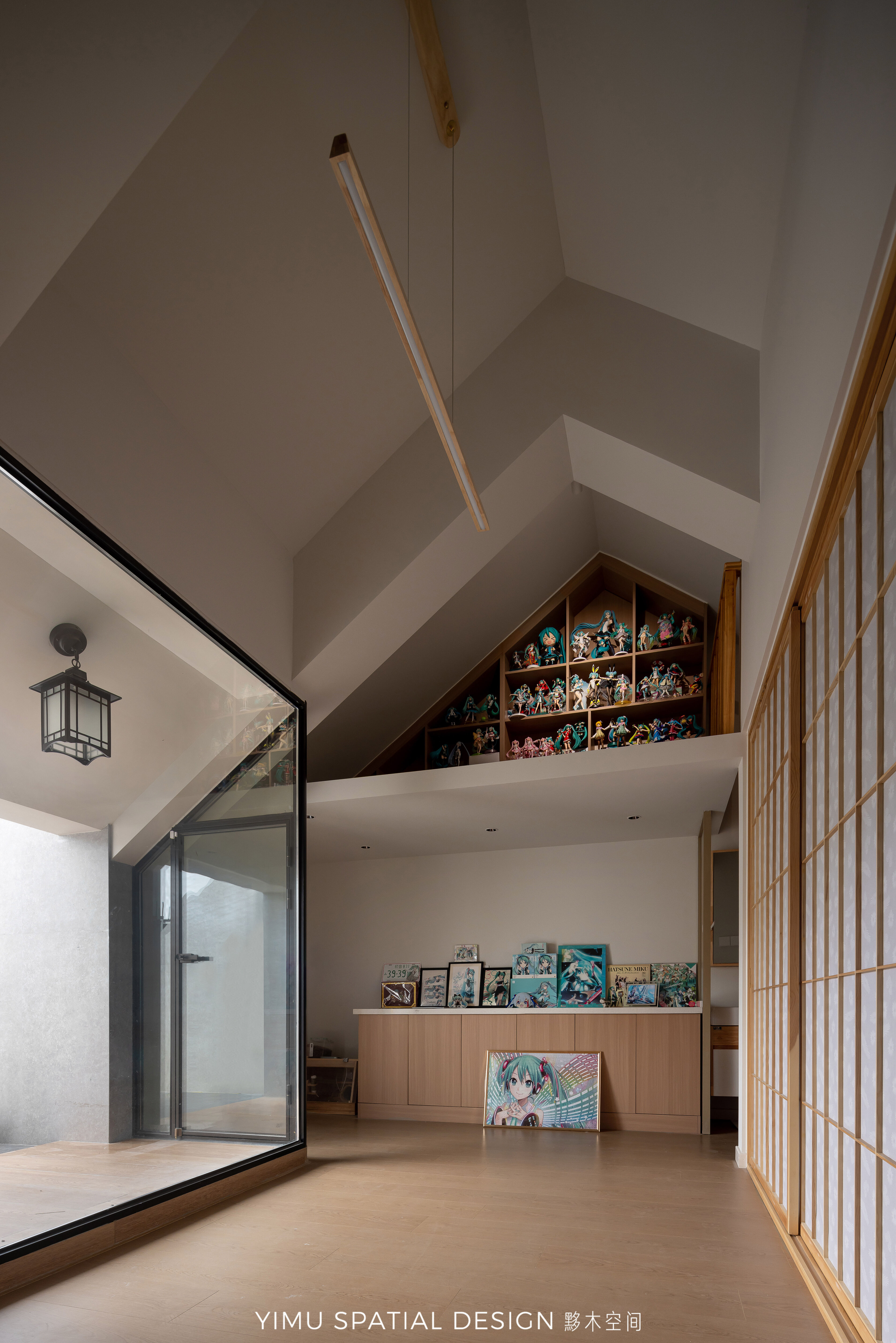 自然原木 LOFT丨中国合肥丨黟木空间设计-28