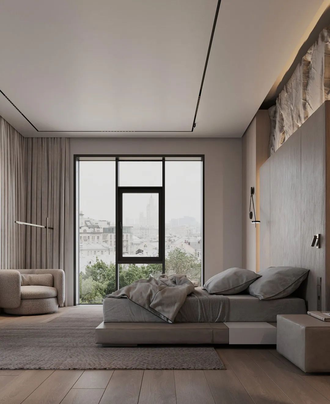 上海顶层复式低调奢华设计丨中国上海-29