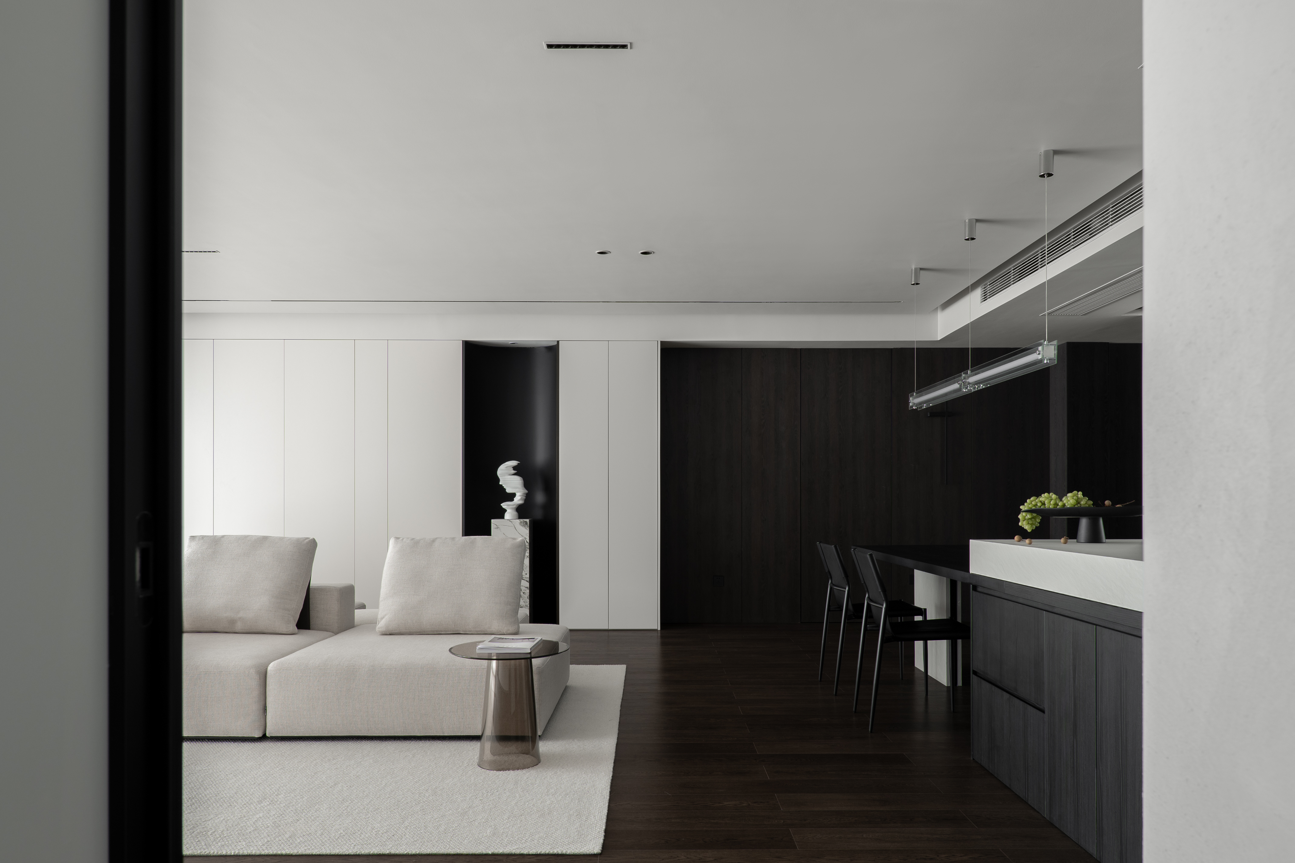 几何构建 I 178m²精装改造现代极简实景-8