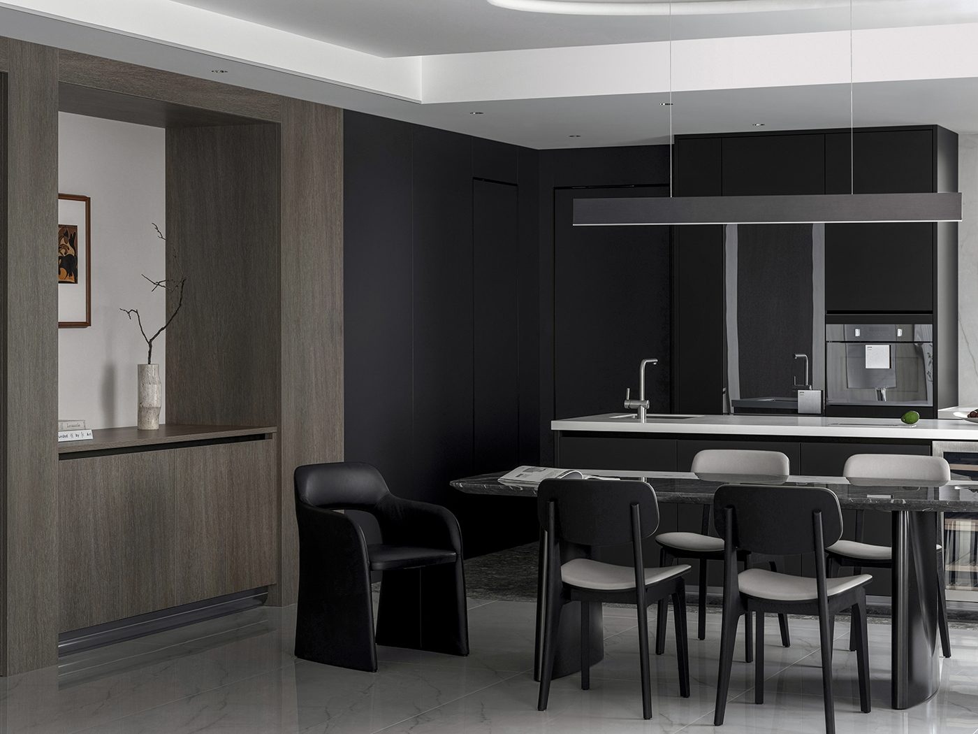 高城心居 · 沈阳市中心的现代艺术住宅设计丨中国沈阳-12