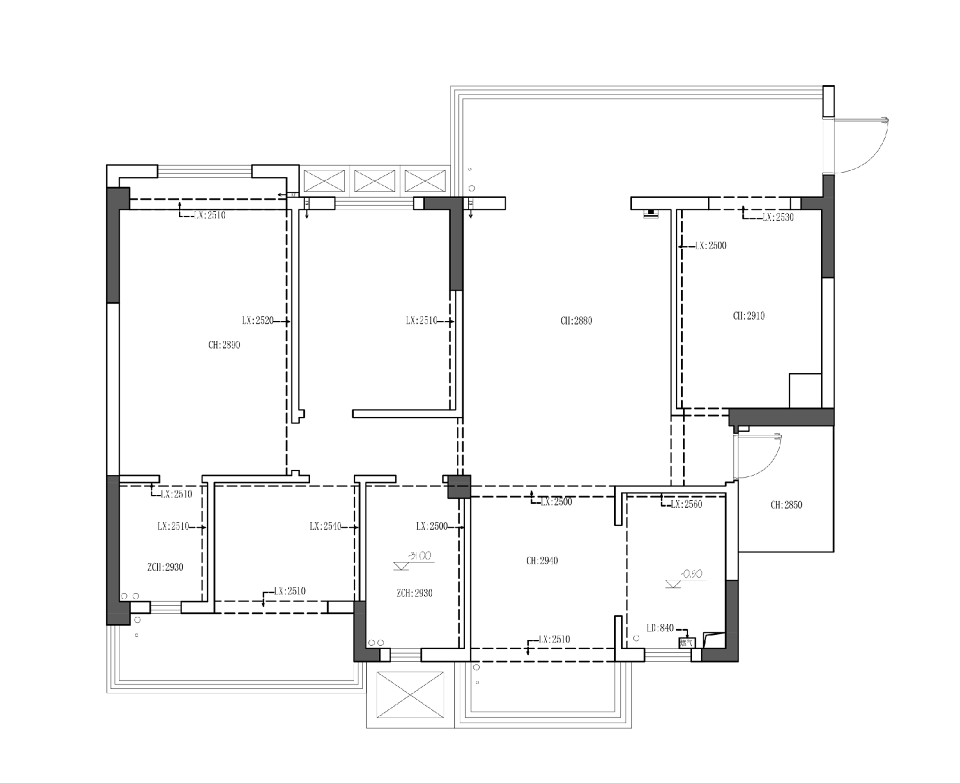 奶油风·温柔宅丨武汉界无垠空间设计事务所-8