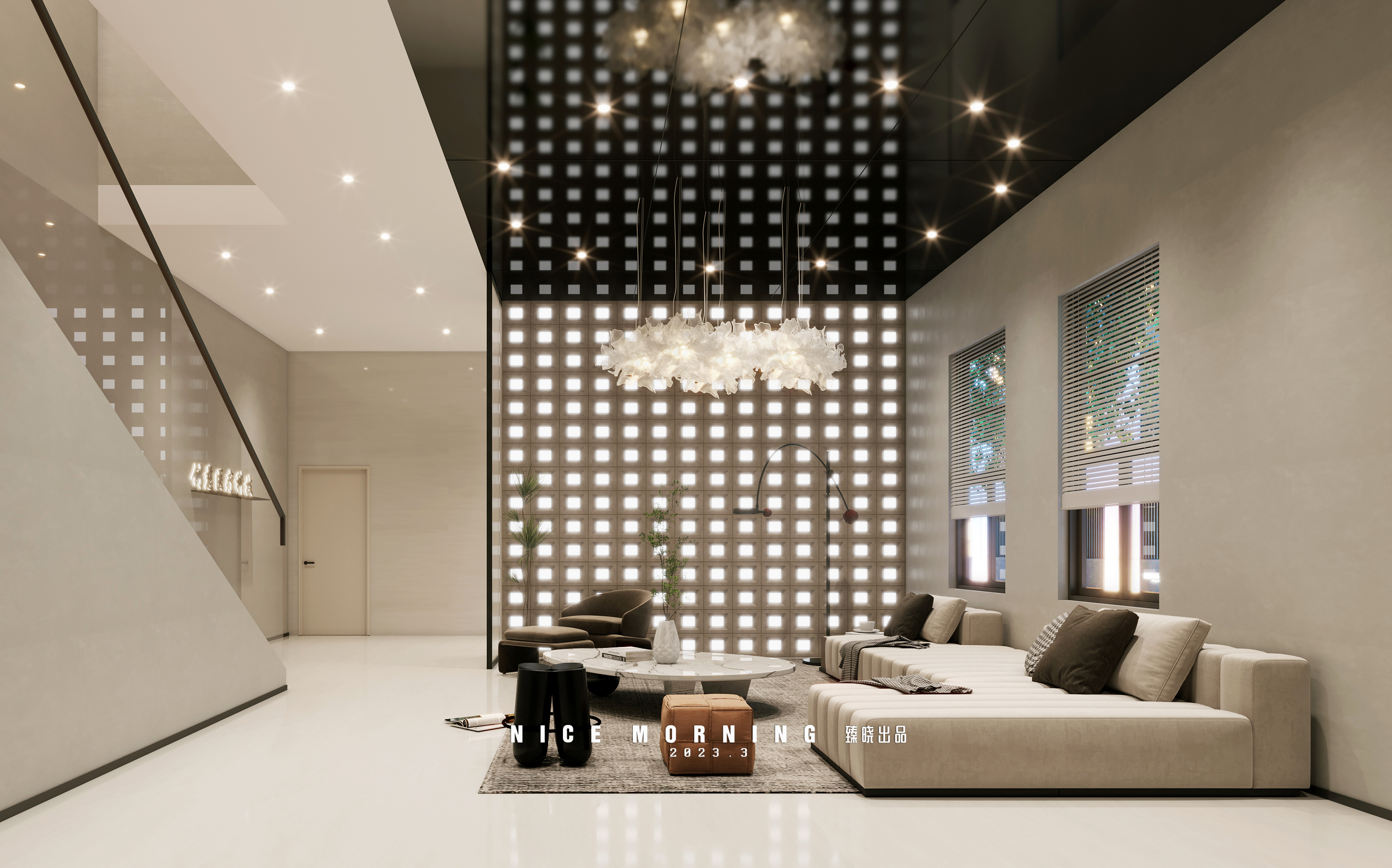 医药高新区世界地图冲孔铝板办公室设计丨中国泰州丨医药高新区臻晓空间美学设计所-13