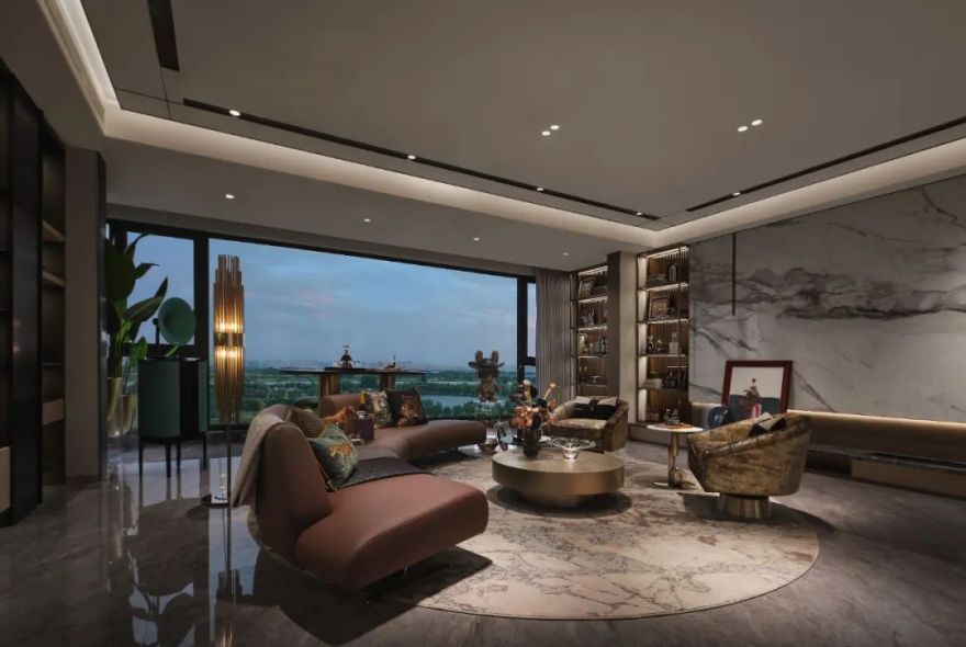 中铁建西派江玥·玖玺样板间丨中国河北丨引擎联合设计-19