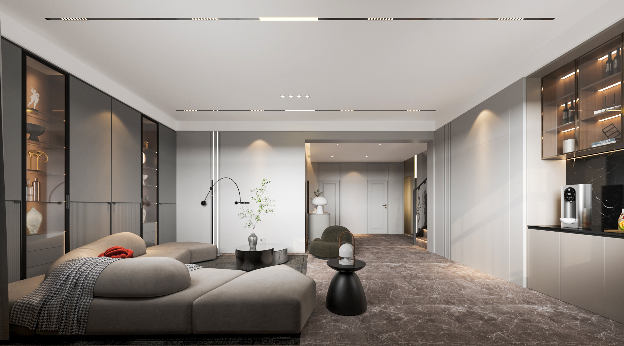 美式混搭别墅设计-14