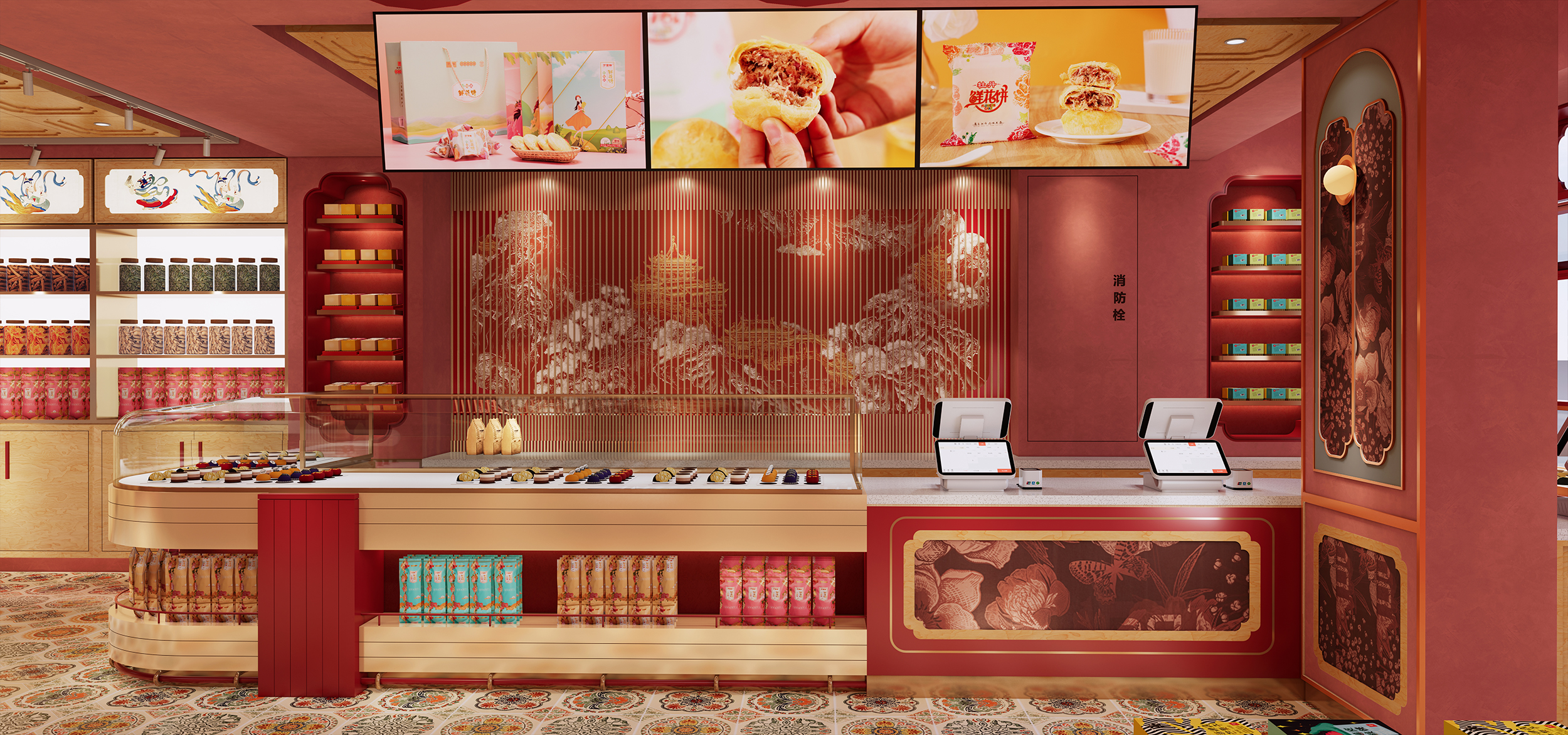 武汉梦回盛唐国潮唐风商铺 | 地域文化与商业的完美结合-6