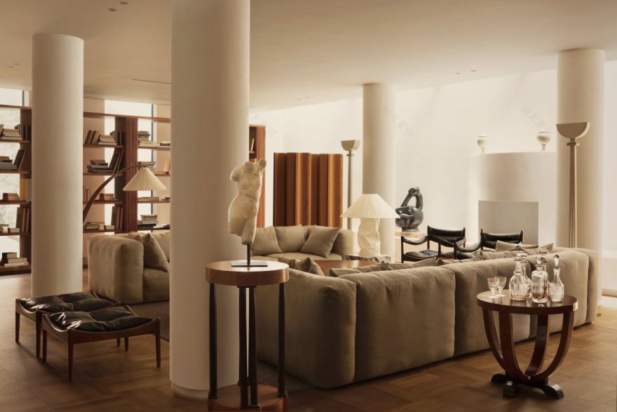 梅菲尔区中心的历史庭院住宅丨英国伦敦丨Child Studio-18