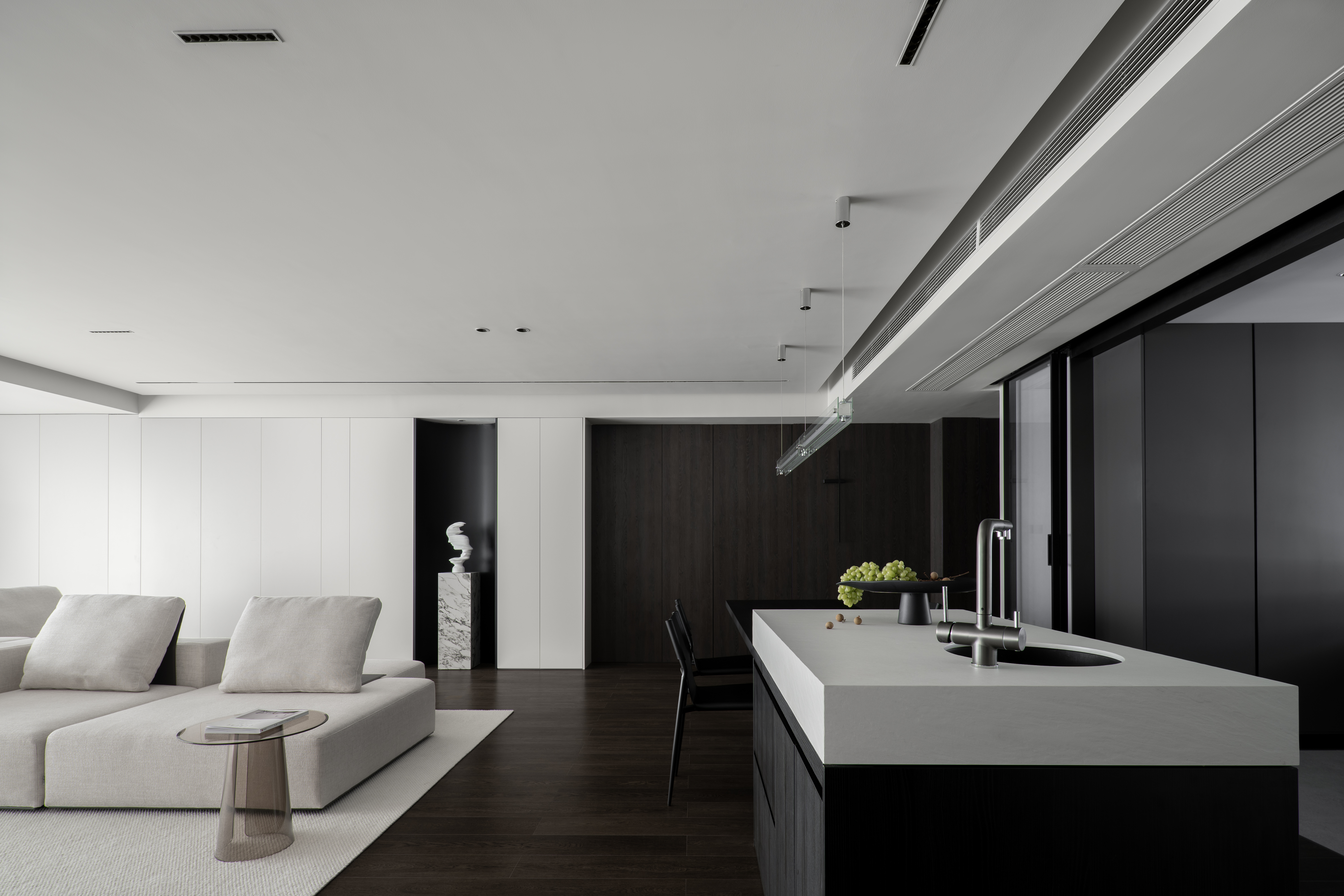 几何构建 I 178m²精装改造现代极简实景-6