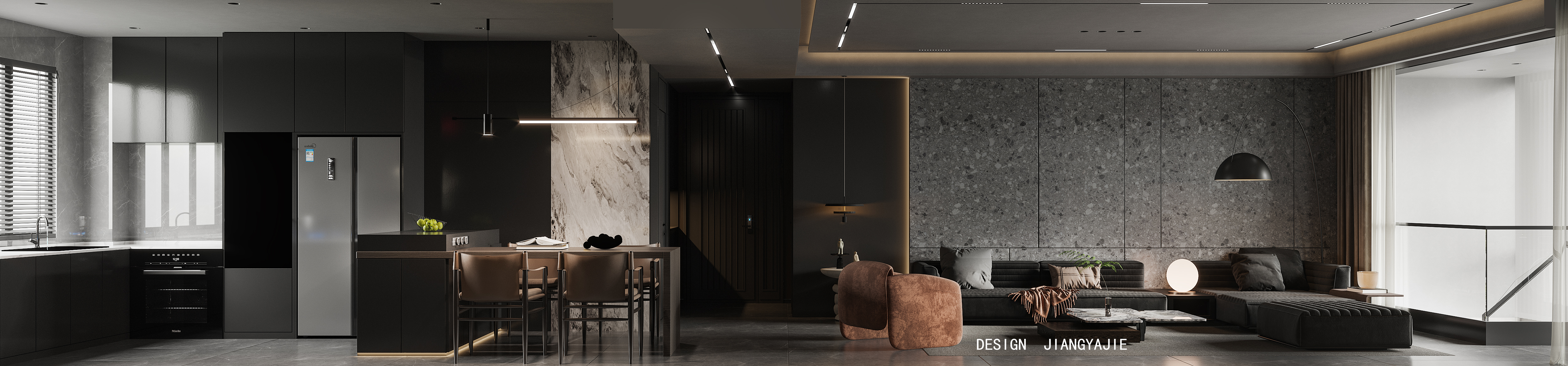 380平极致暗黑风格·下叠复式-1