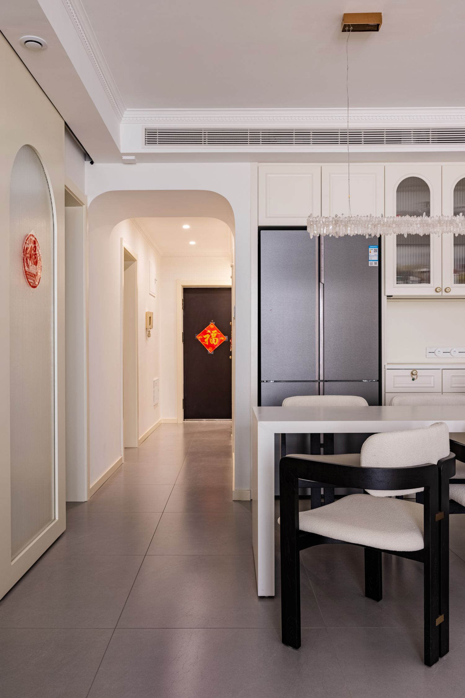 104㎡轻法式中古，满足父母和女儿不同风格的喜欢丨中国北京-4