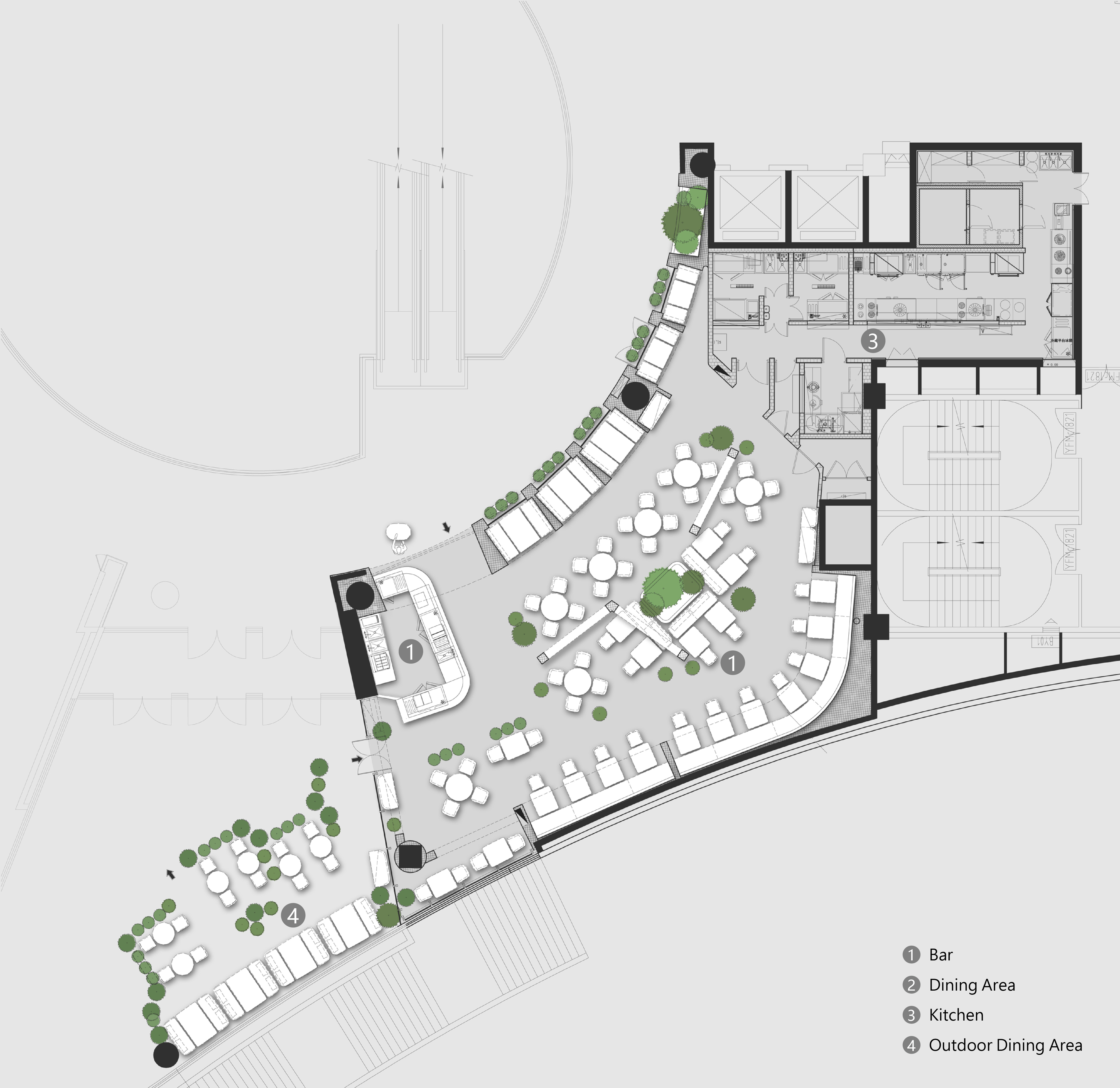 西堤牛排无锡海岸城餐厅丨中国无锡丨大周设计-33