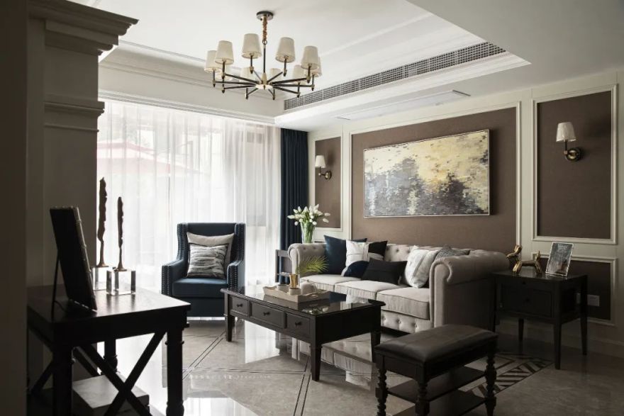 美式别墅设计丨中国杭州丨赵艺哲设计工作室-4