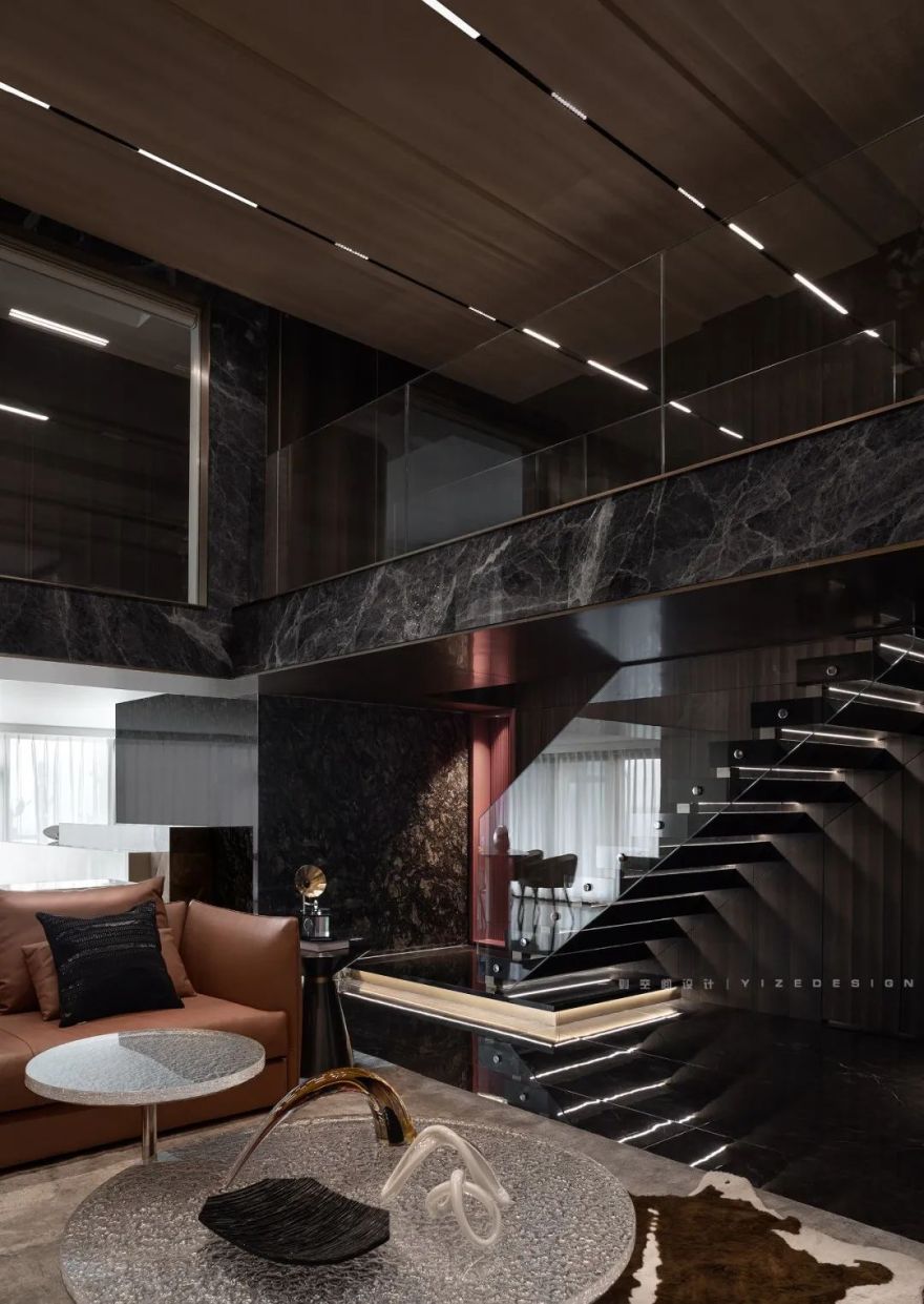 现代轻奢杭州跃层设计丨中国杭州丨赵艺哲设计工作室-21