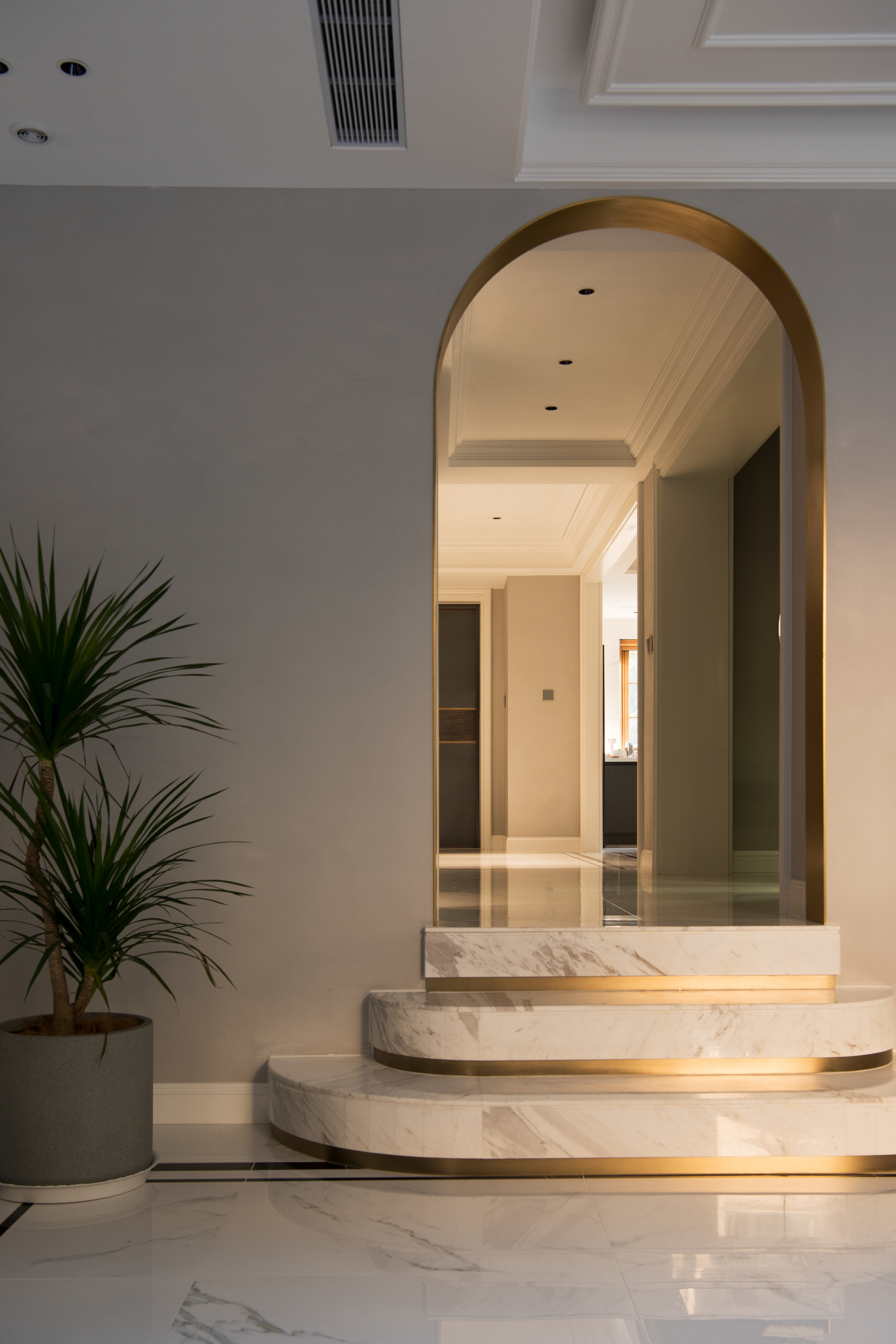 融信大卫城轻奢法式宅邸丨中国福州丨合物空间设计-15