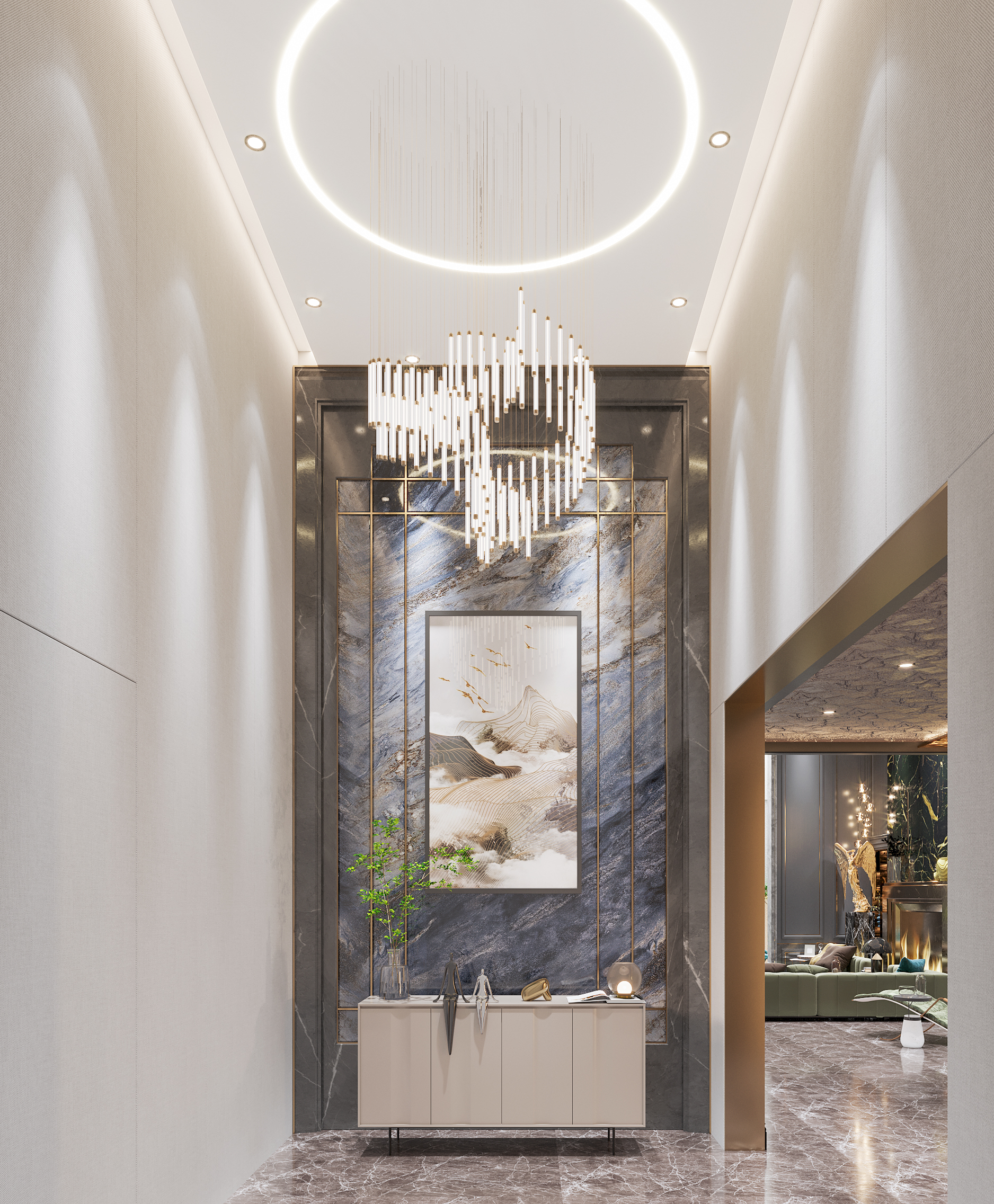 美式混搭别墅设计-6