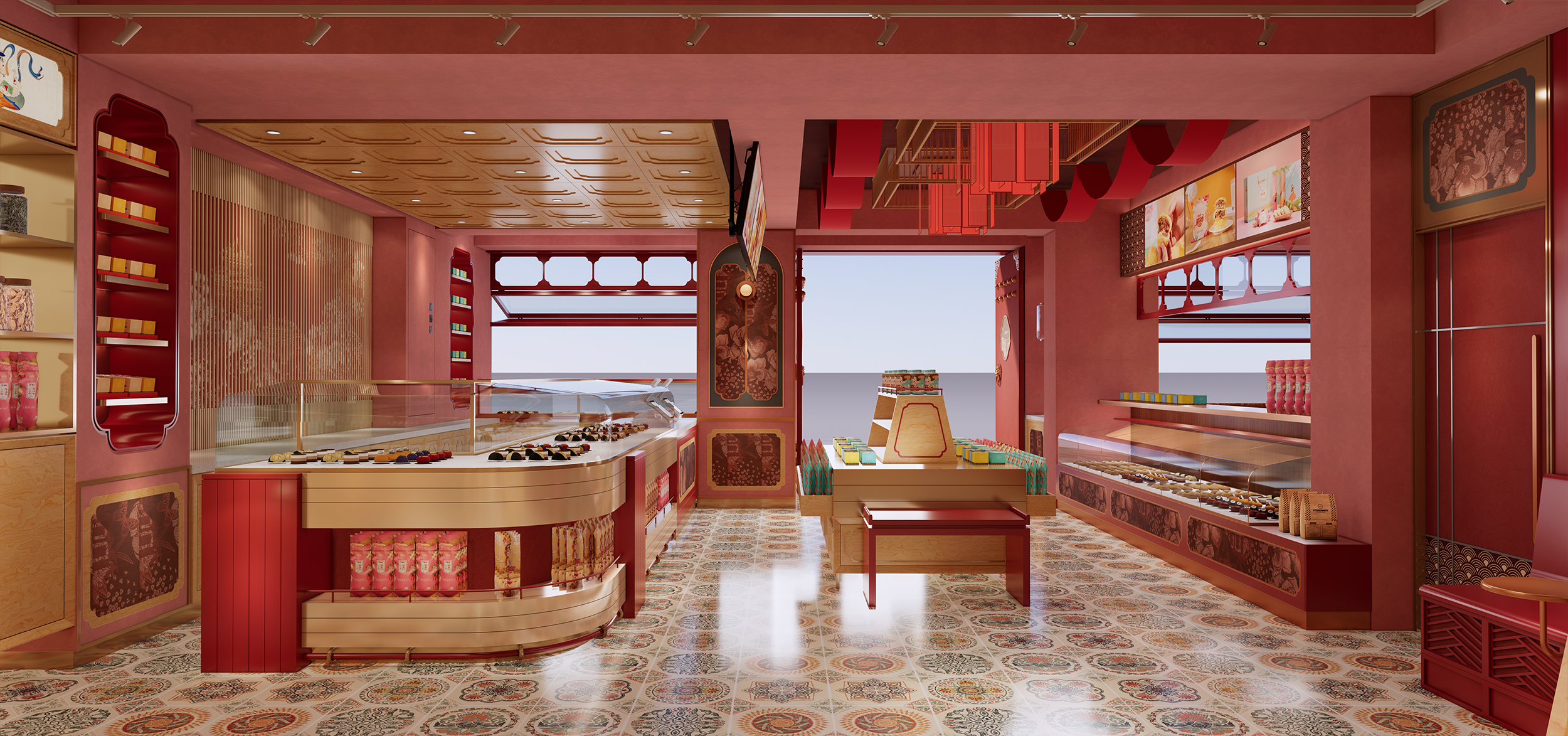 武汉梦回盛唐国潮唐风商铺 | 地域文化与商业的完美结合-3