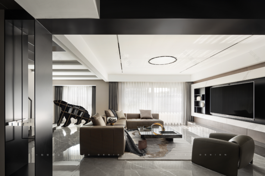 水墨韵律 · 杭州 250㎡现代跃层设计丨中国杭州-18