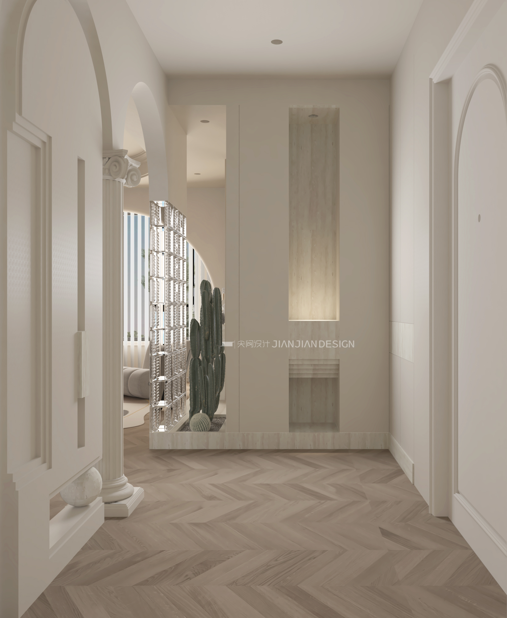 尖间设计,十里春风轻法式优雅家居典范-3