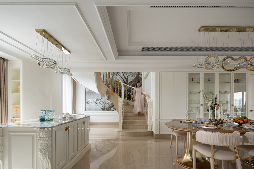 简约法式跃层豪宅丨中国杭州丨赵艺哲设计工作室-65