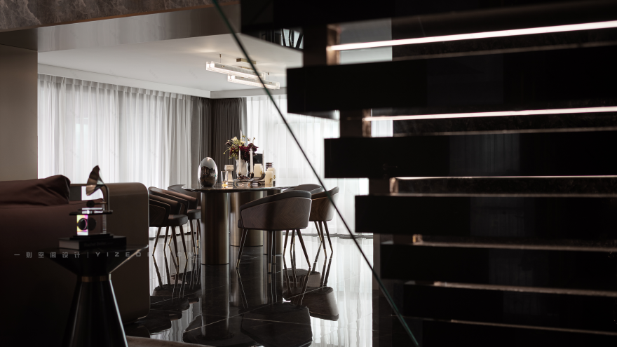 杭州现代轻奢跃层设计丨中国杭州丨赵艺哲设计工作室-21