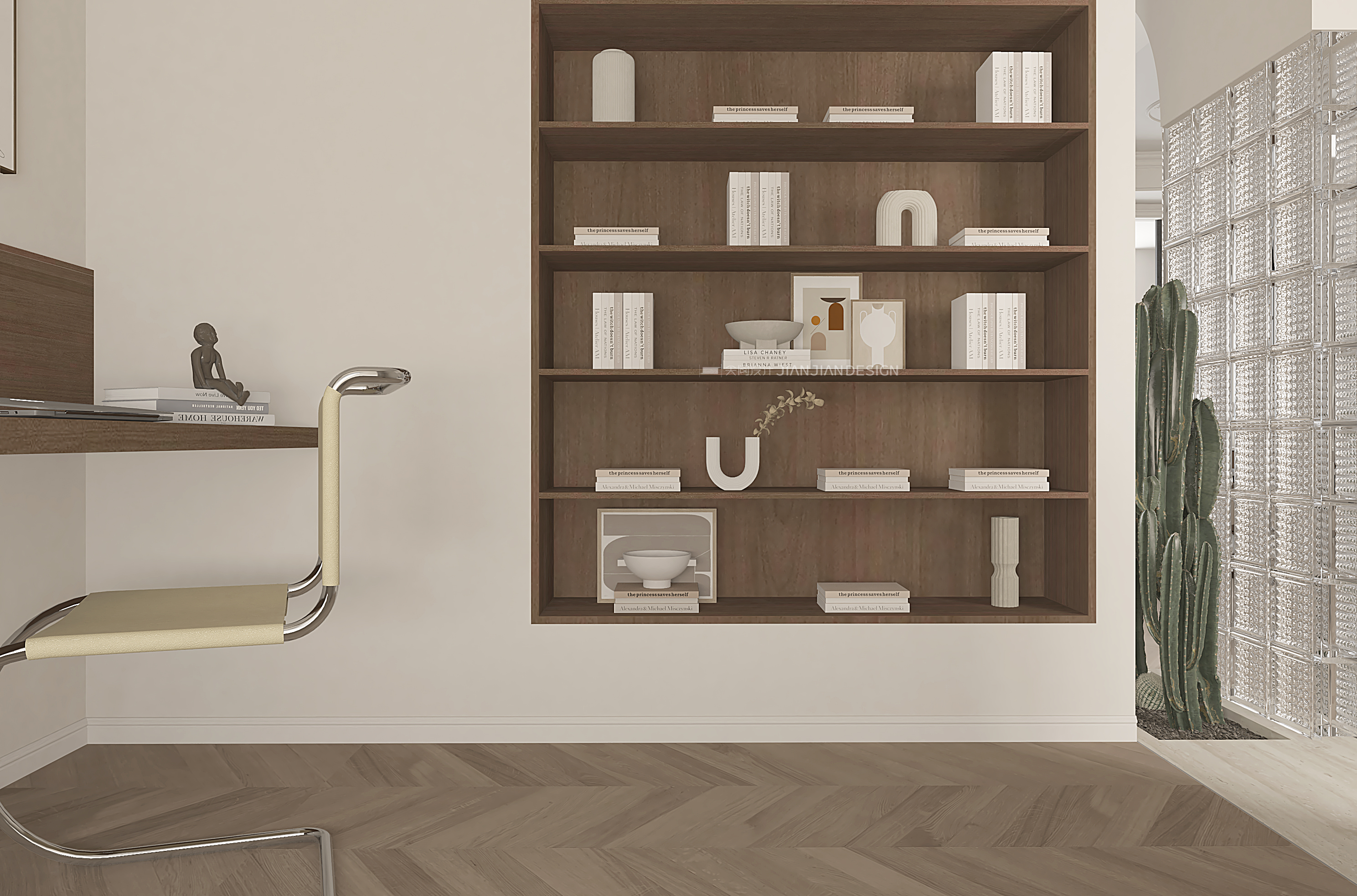 尖间设计,十里春风轻法式优雅家居典范-13