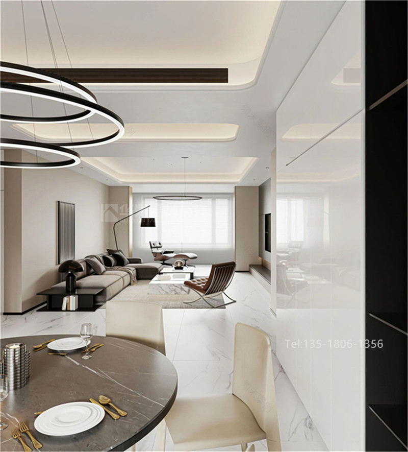 海航豪庭南苑现代简约设计丨中国海口丨海南华浔品味装饰公司-13